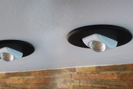Led Spot light in ceiling