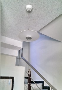 ‎Home Interior‬ with Charlston ‪‎LED‬ Pendant Light Eclipse in Stairs           